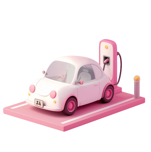 Illustration de voiture en recharge
